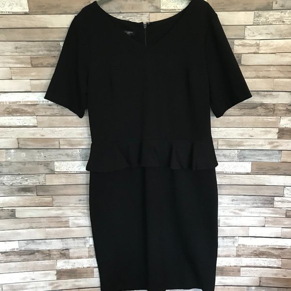 Talbots Dresses & Skirts - Talbots dress womens 10P Black v neck Pencil dress